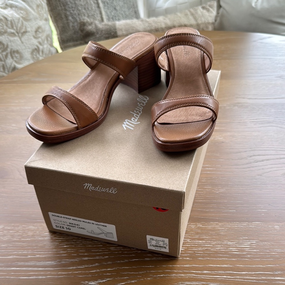 Madewell Brown Heels Minimalist Design